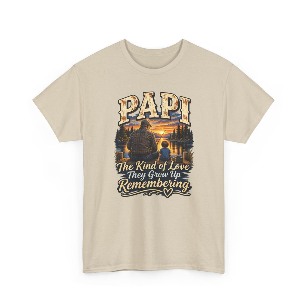 Papi The Kind of Love They Grow Up Remembering Tee 🤎 | Meaningful Papi Shirt