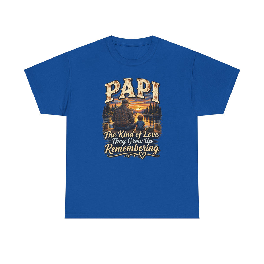Papi The Kind of Love They Grow Up Remembering Tee 🤎 | Meaningful Papi Shirt