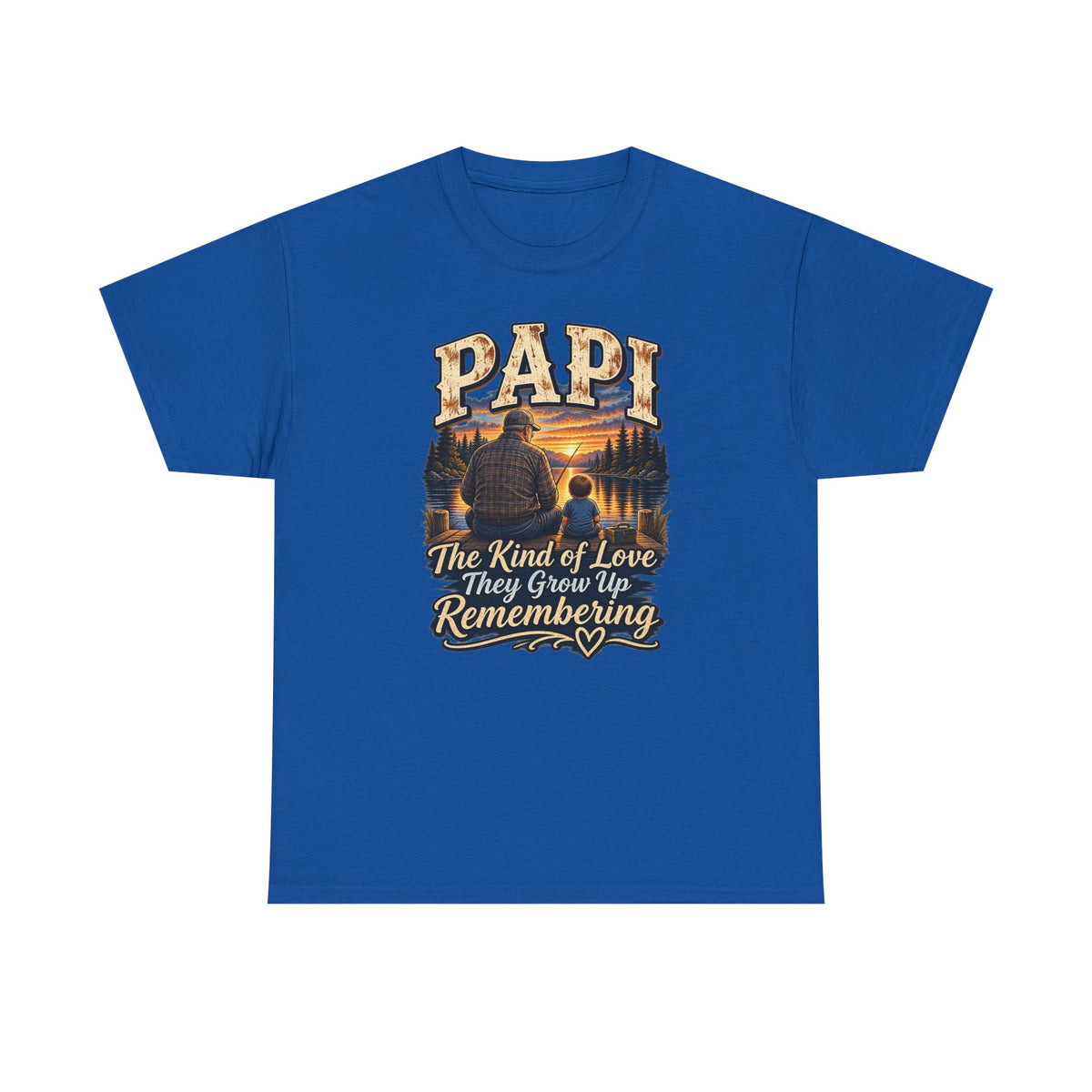 Papi The Kind of Love They Grow Up Remembering Tee 🤎 | Meaningful Papi Shirt
