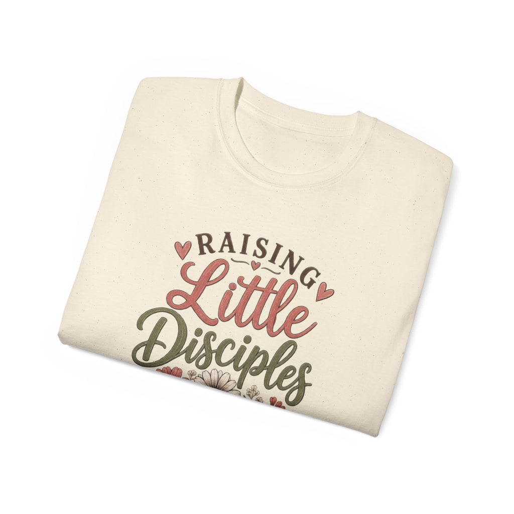 Women's ✝️ "Raising Little Disciples" Christian Mom Tee