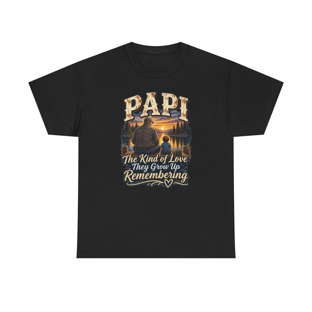 Papi The Kind of Love They Grow Up Remembering Tee 🤎 | Meaningful Papi Shirt