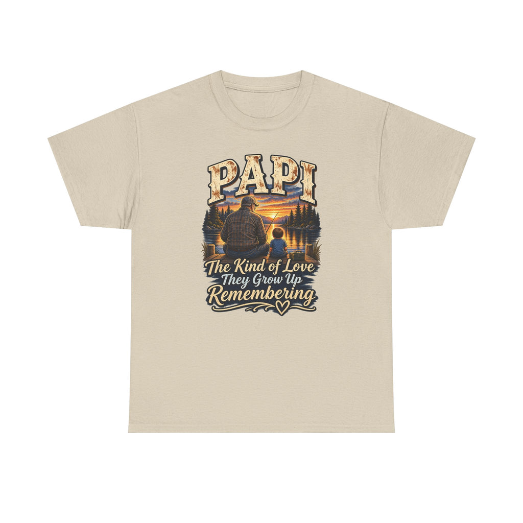 Papi The Kind of Love They Grow Up Remembering Tee 🤎 | Meaningful Papi Shirt