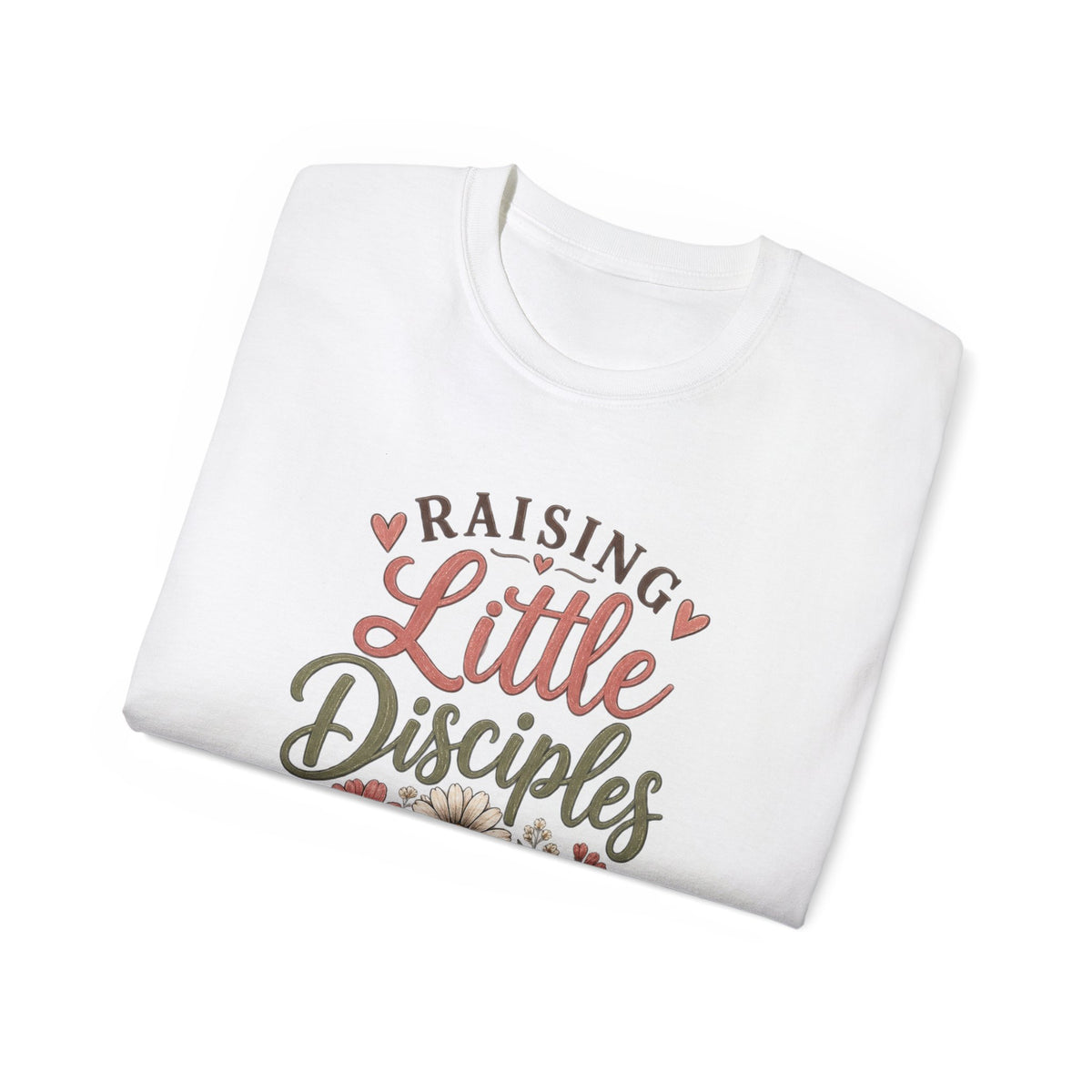 Women's ✝️ "Raising Little Disciples" Christian Mom Tee