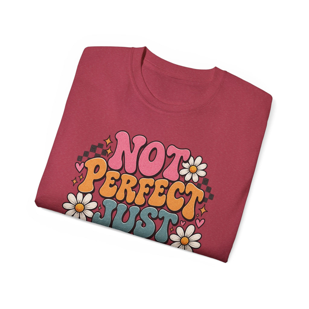 “Not Perfect, Just Forgiven” Retro Christian Tee