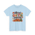 Official Leaf Pile Inspector T-Shirt | Adult Funny Fall Tee