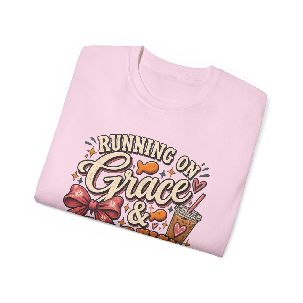 ✨ "Running on Grace & Goldfish Crackers" Mom Tee