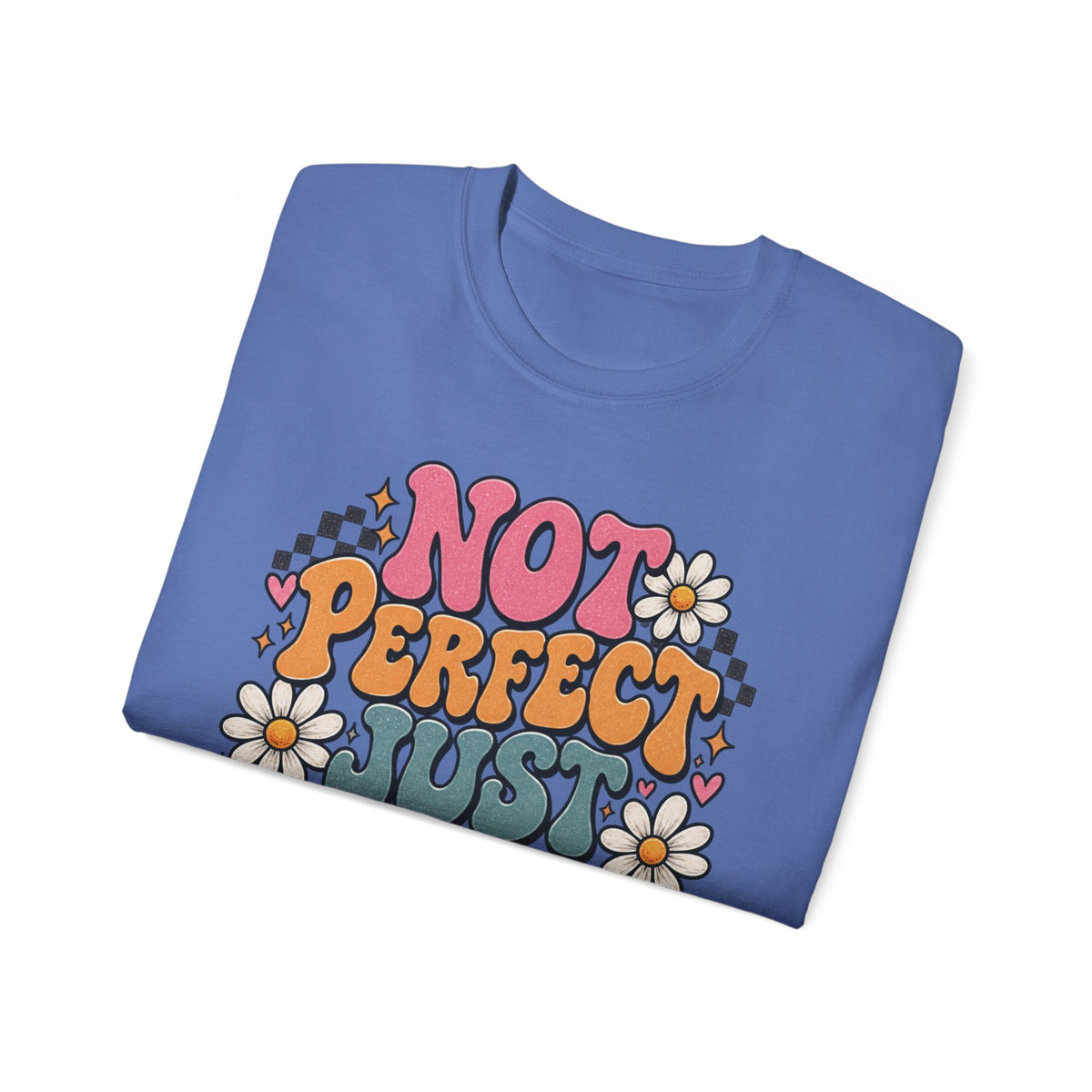 “Not Perfect, Just Forgiven” Retro Christian Tee