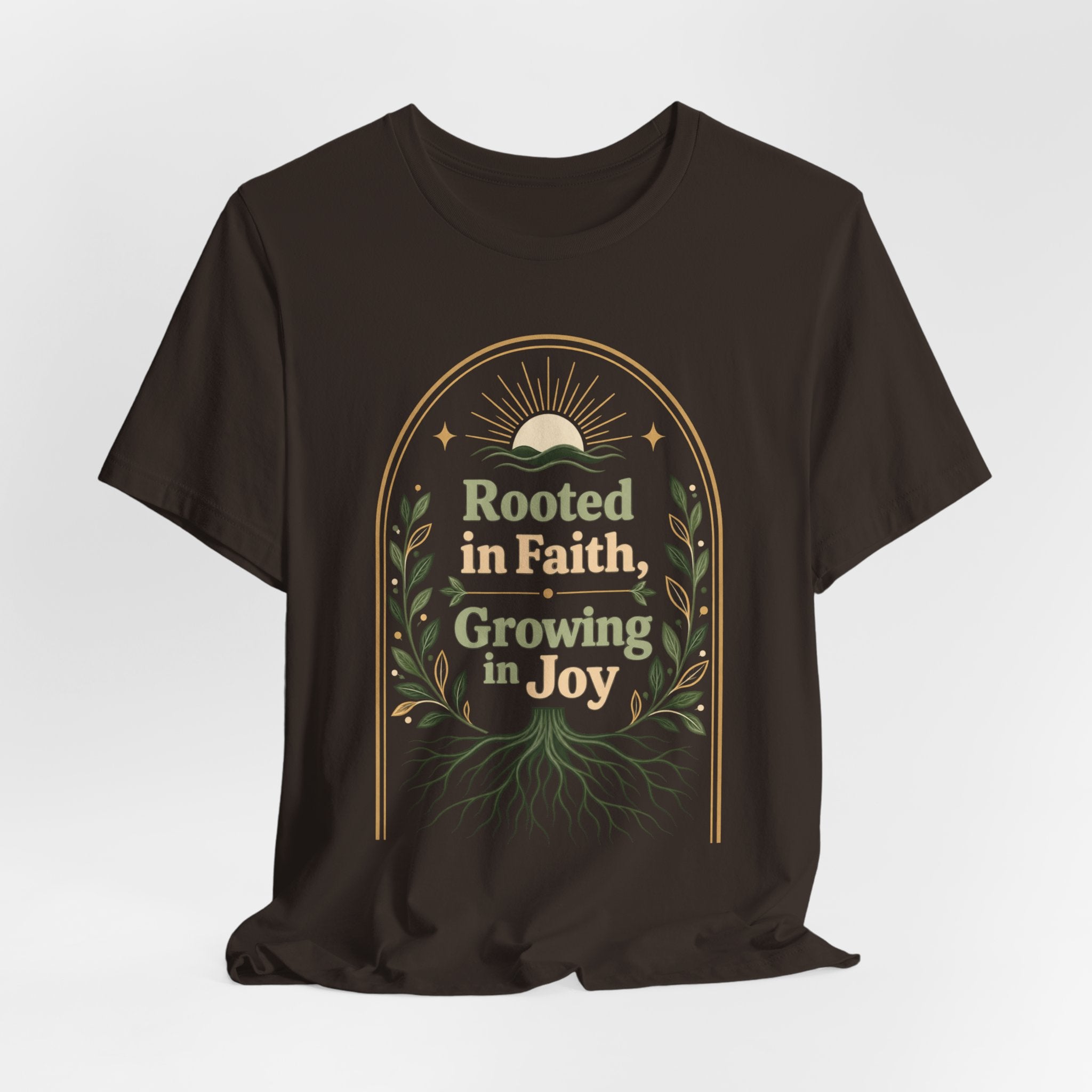 Women's "Rooted in Faith, Growing in Joy" Tee