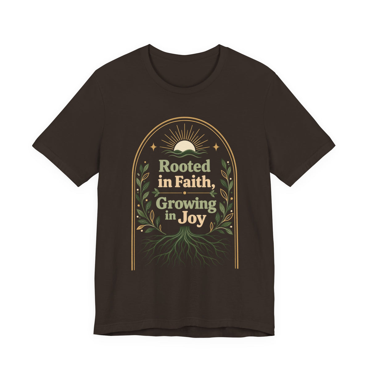 Women's "Rooted in Faith, Growing in Joy" Tee