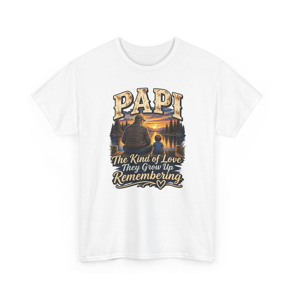 Papi The Kind of Love They Grow Up Remembering Tee 🤎 | Meaningful Papi Shirt