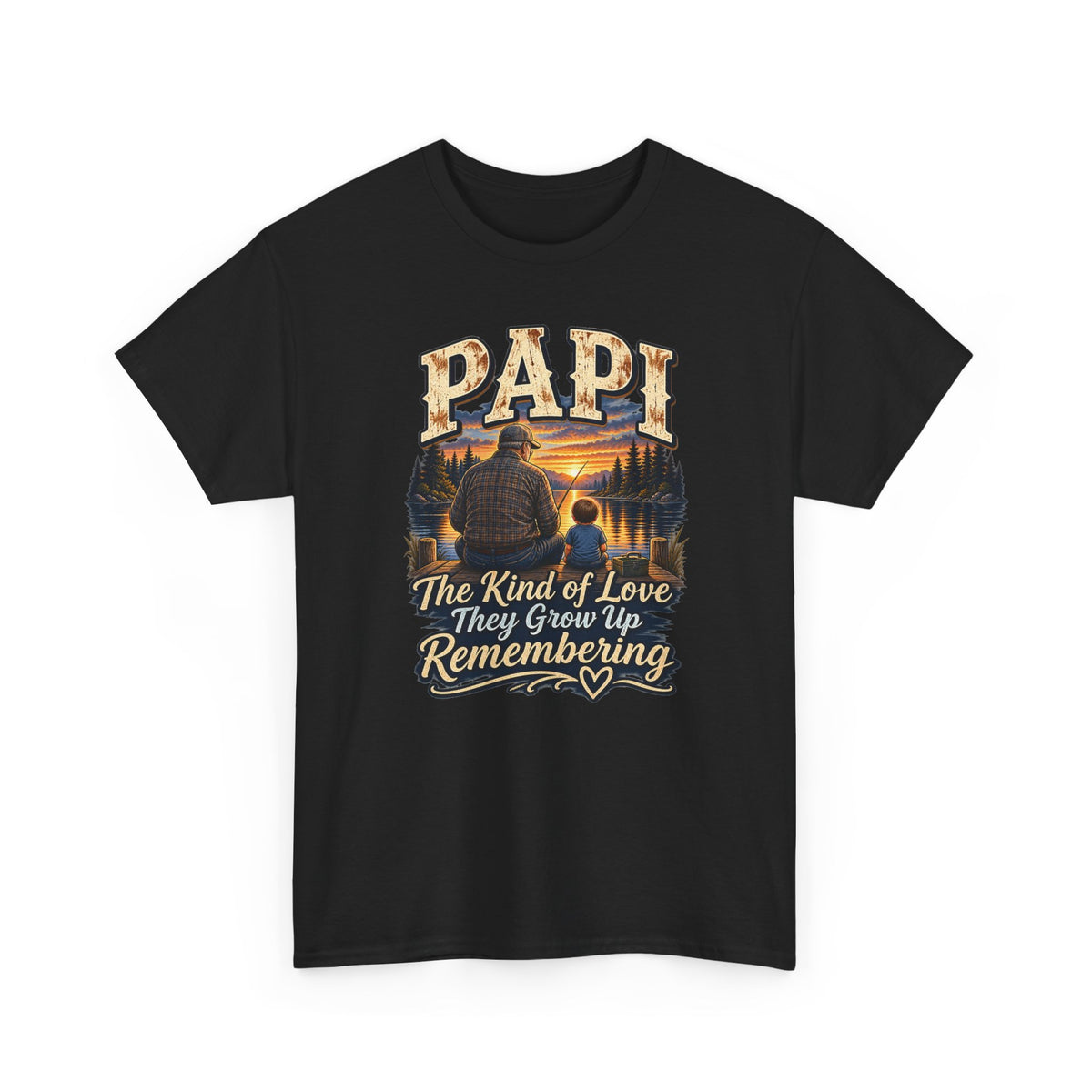 Papi The Kind of Love They Grow Up Remembering Tee 🤎 | Meaningful Papi Shirt