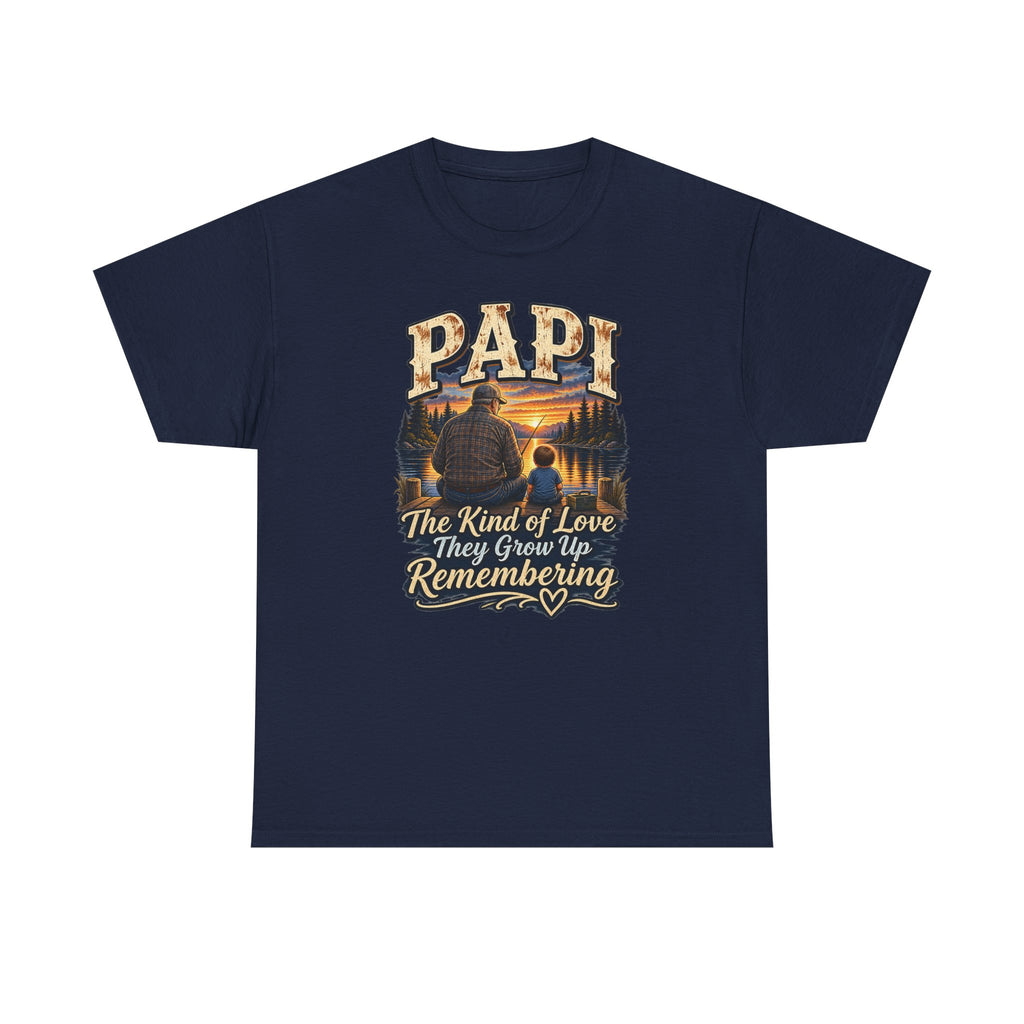 Papi The Kind of Love They Grow Up Remembering Tee 🤎 | Meaningful Papi Shirt