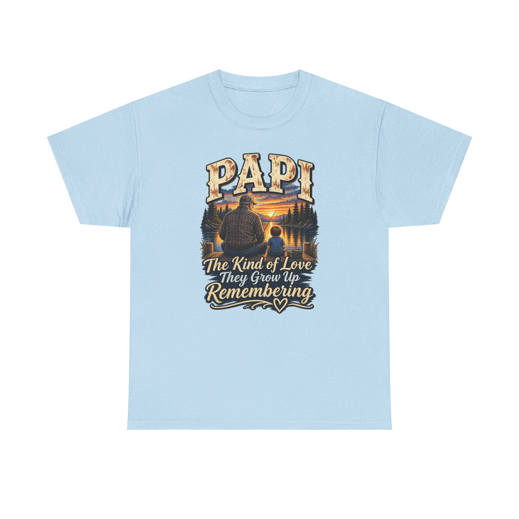Papi The Kind of Love They Grow Up Remembering Tee 🤎 | Meaningful Papi Shirt