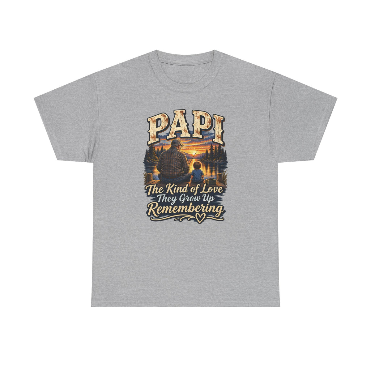 Papi The Kind of Love They Grow Up Remembering Tee 🤎 | Meaningful Papi Shirt