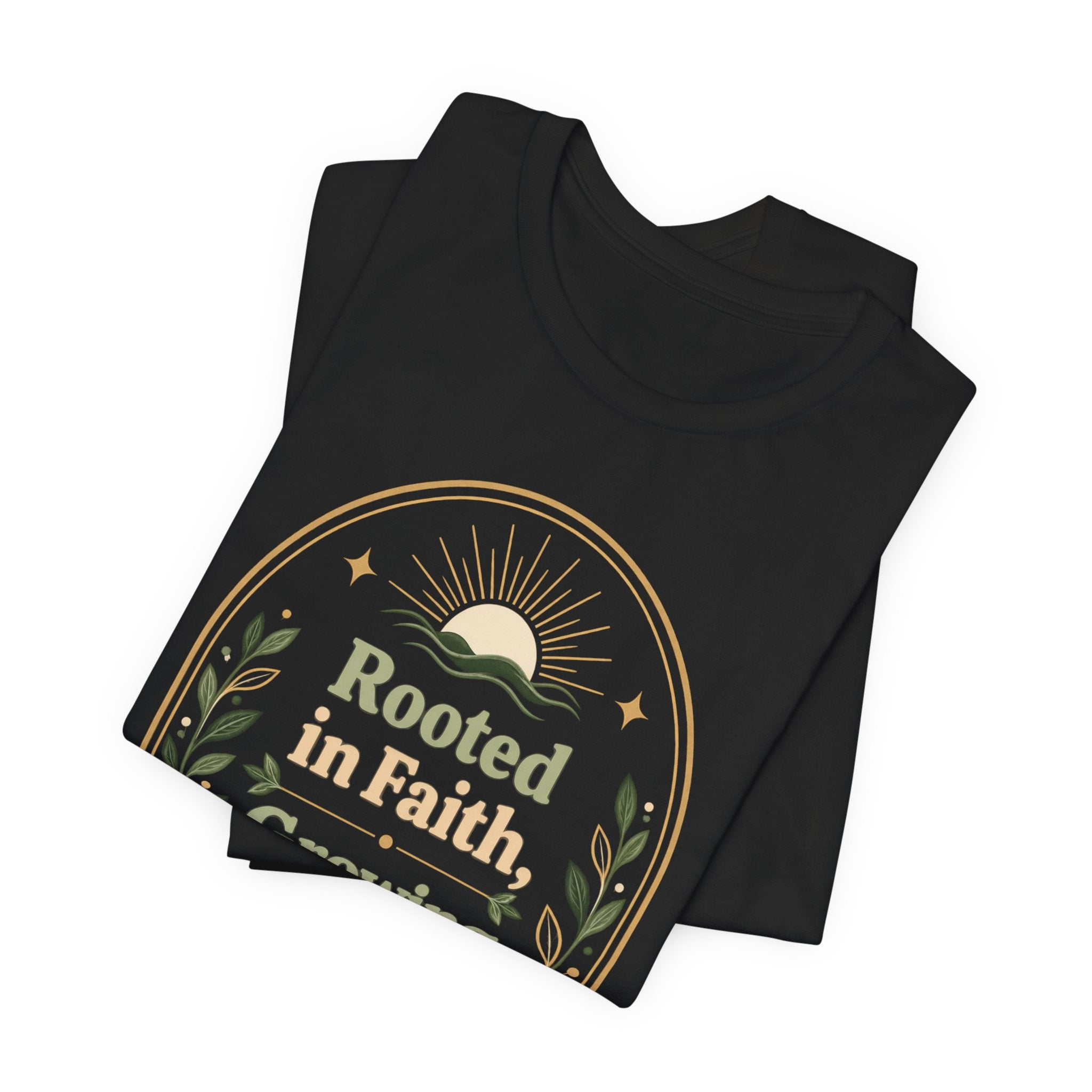 Women's "Rooted in Faith, Growing in Joy" Tee