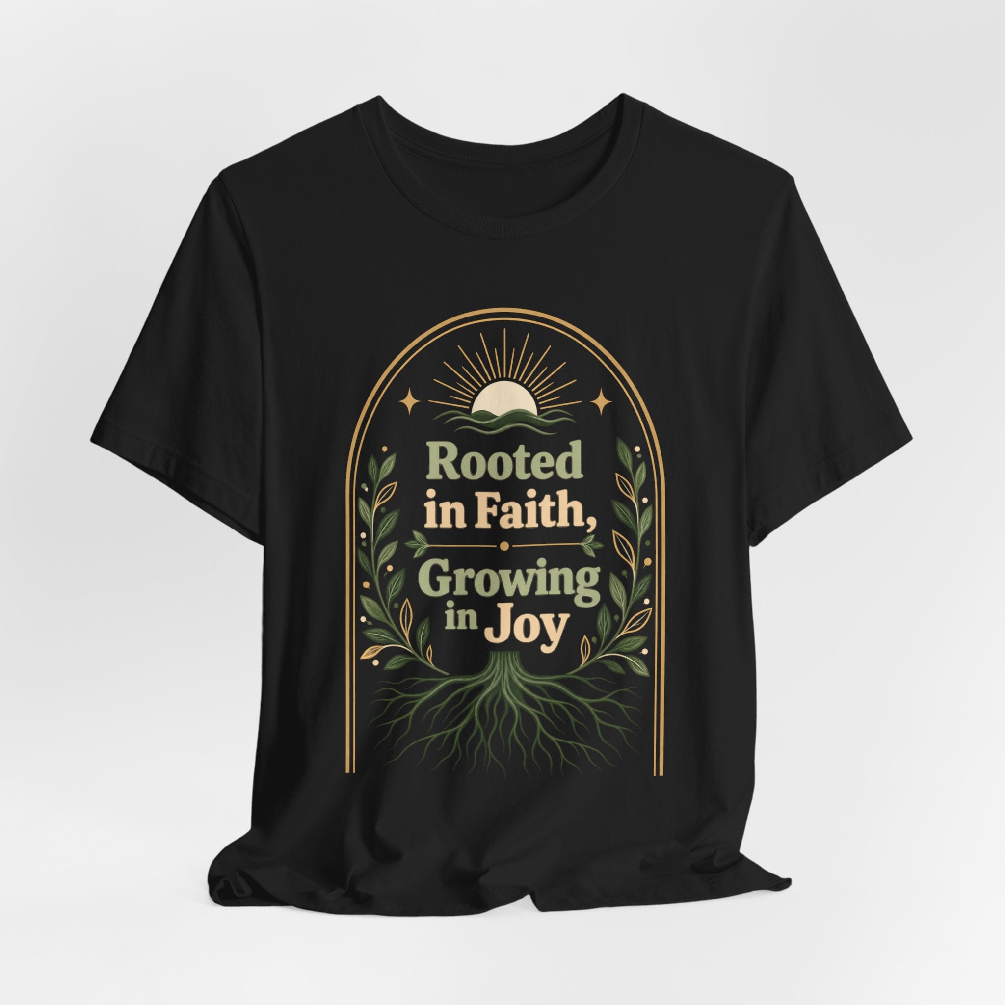 Women's "Rooted in Faith, Growing in Joy" Tee