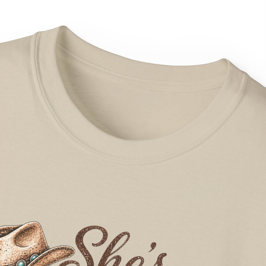 🤠 "She’s From Texas – Won’t Let You Forget It" Tee