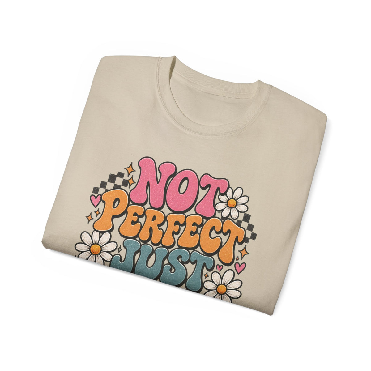 “Not Perfect, Just Forgiven” Retro Christian Tee