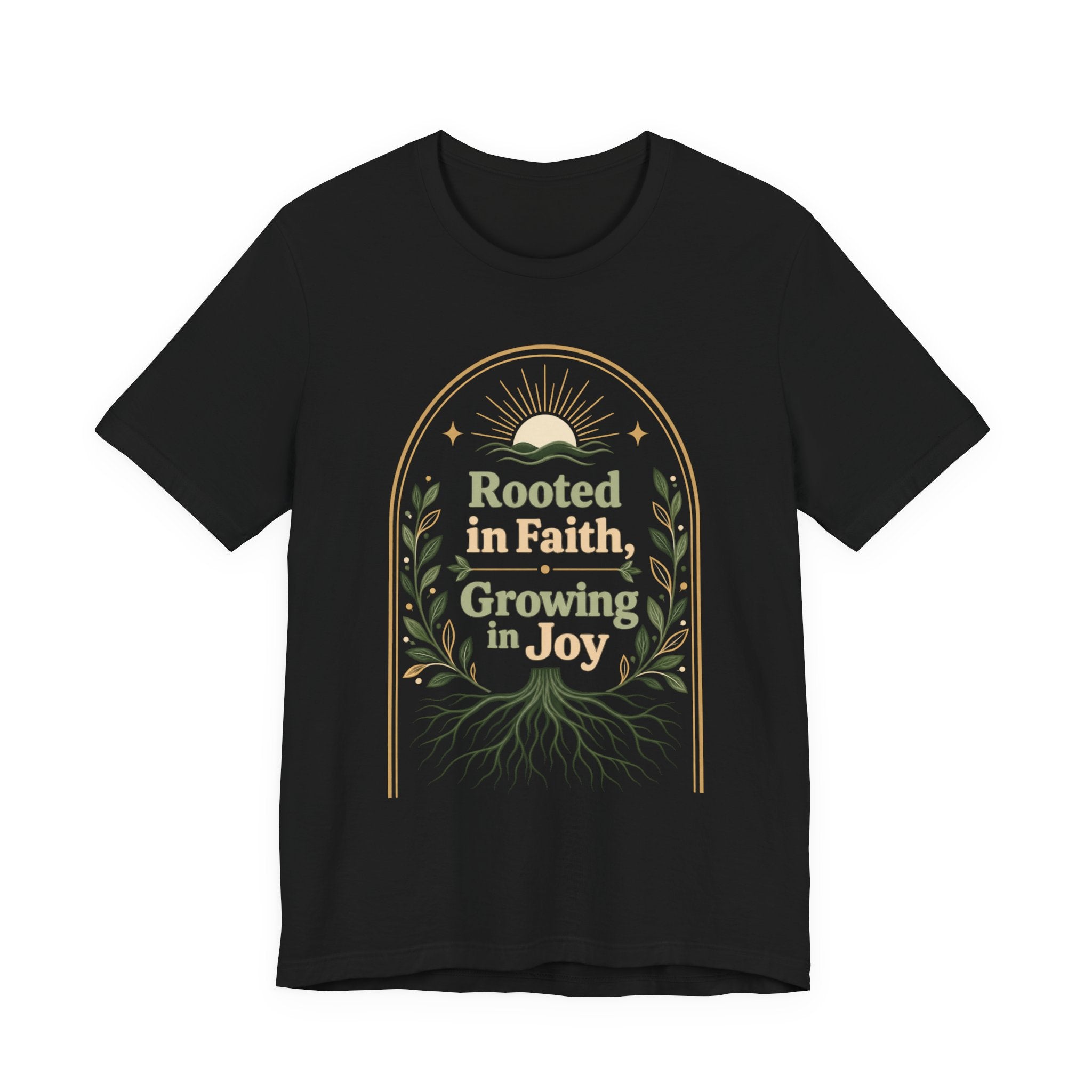Women's "Rooted in Faith, Growing in Joy" Tee