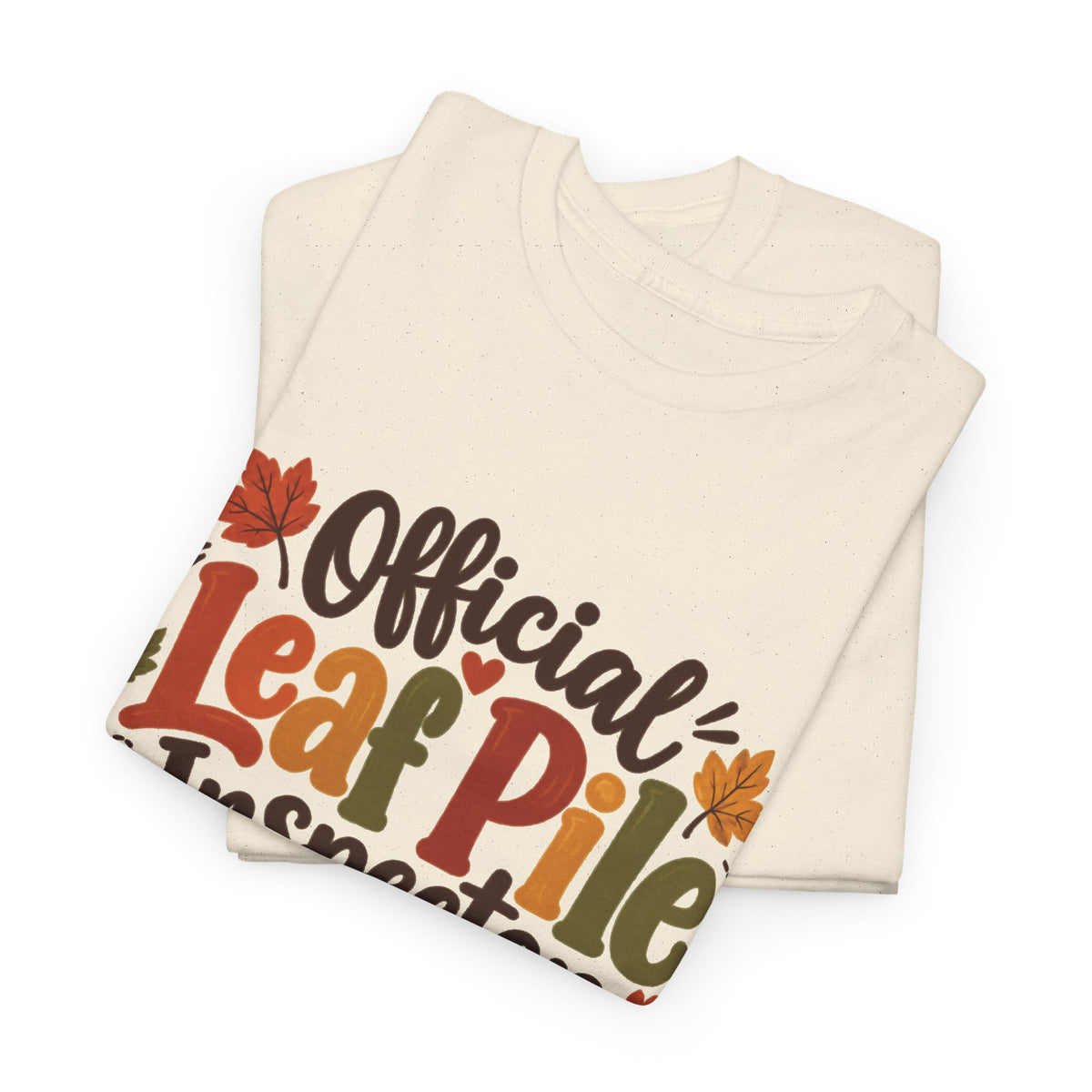 Official Leaf Pile Inspector T-Shirt | Adult Funny Fall Tee