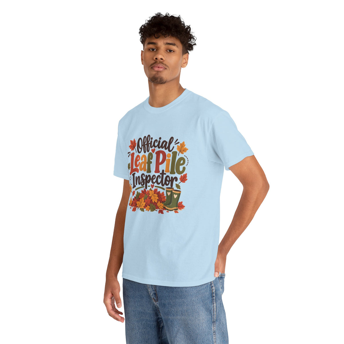 Official Leaf Pile Inspector T-Shirt | Adult Funny Fall Tee