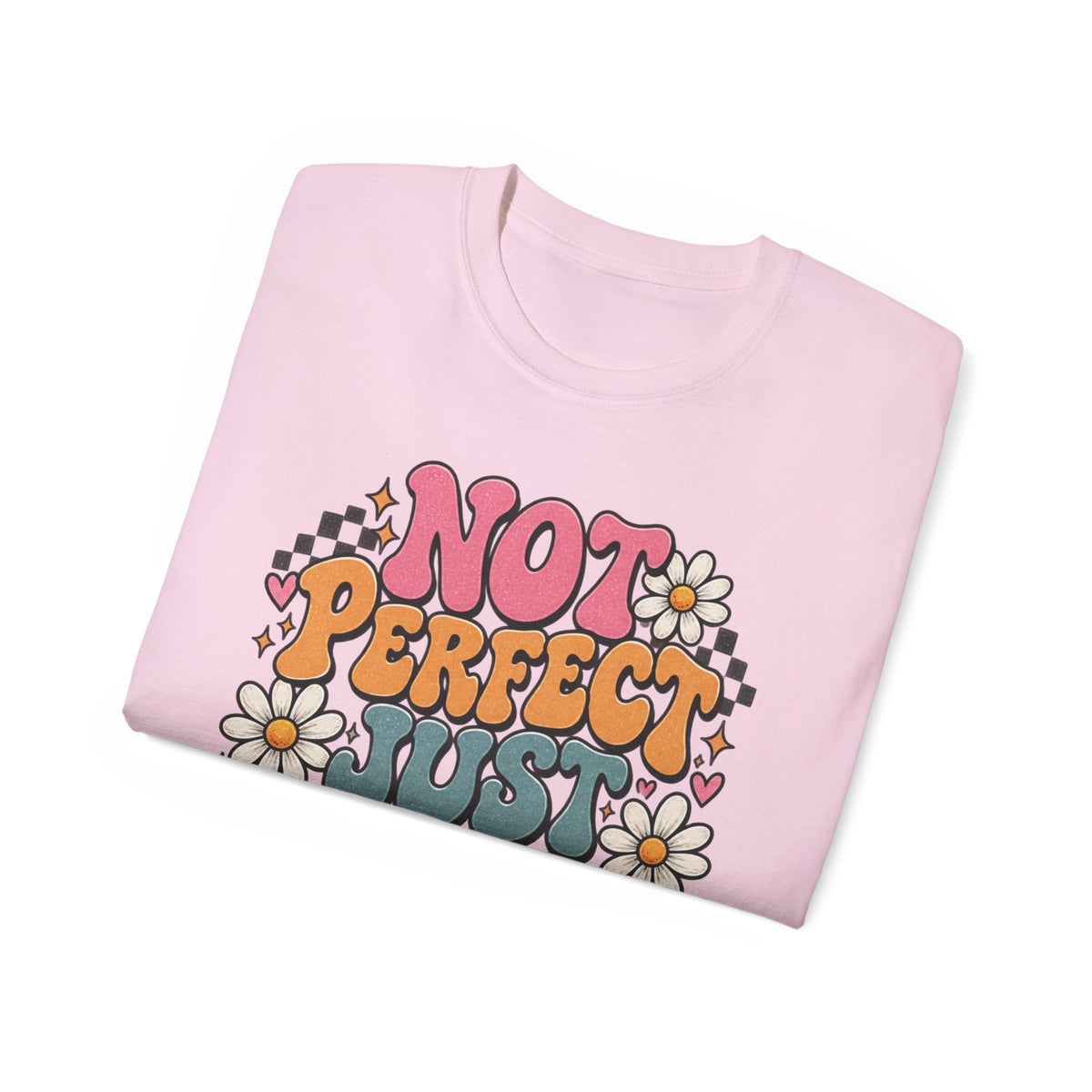 “Not Perfect, Just Forgiven” Retro Christian Tee