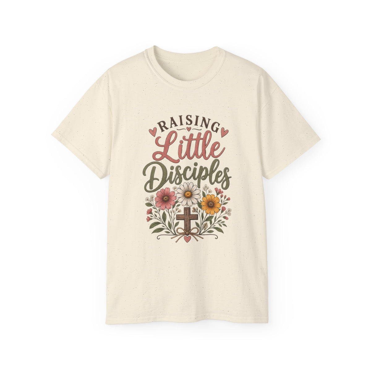 Women's ✝️ "Raising Little Disciples" Christian Mom Tee