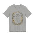 Rooted in Faith Floral Tee — "Rooted in Faith, Growing in Joy" Inspirational T‑Shirt