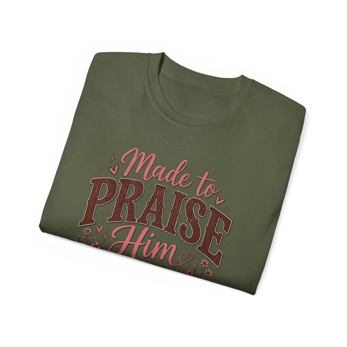 Women's "Made to Praise Him" Christian Tee 🎀