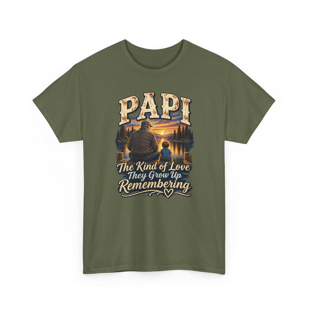 Papi The Kind of Love They Grow Up Remembering Tee 🤎 | Meaningful Papi Shirt