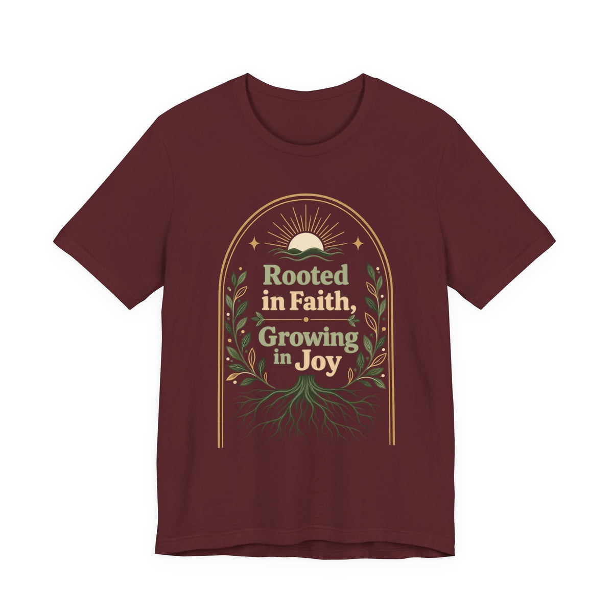 Women's "Rooted in Faith, Growing in Joy" Tee