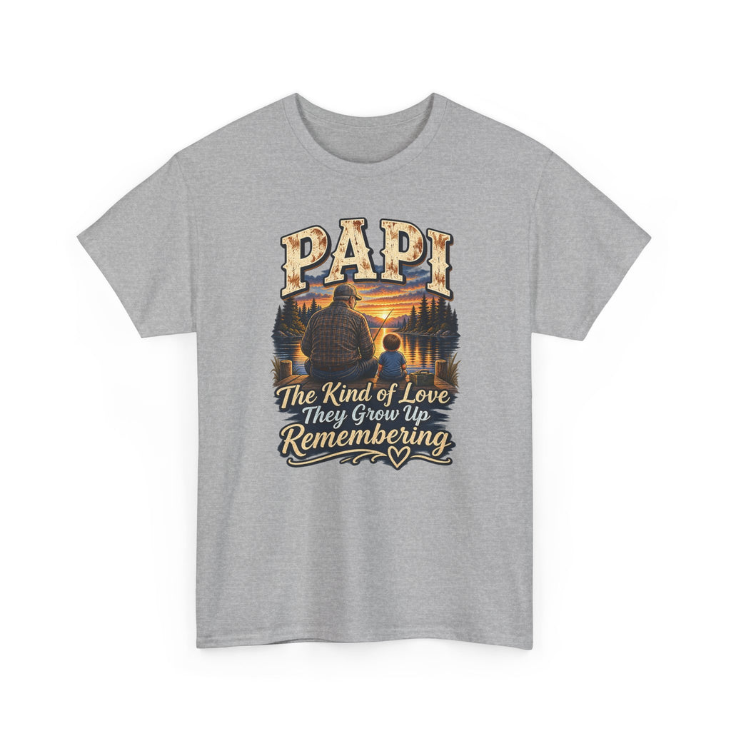 Papi The Kind of Love They Grow Up Remembering Tee 🤎 | Meaningful Papi Shirt