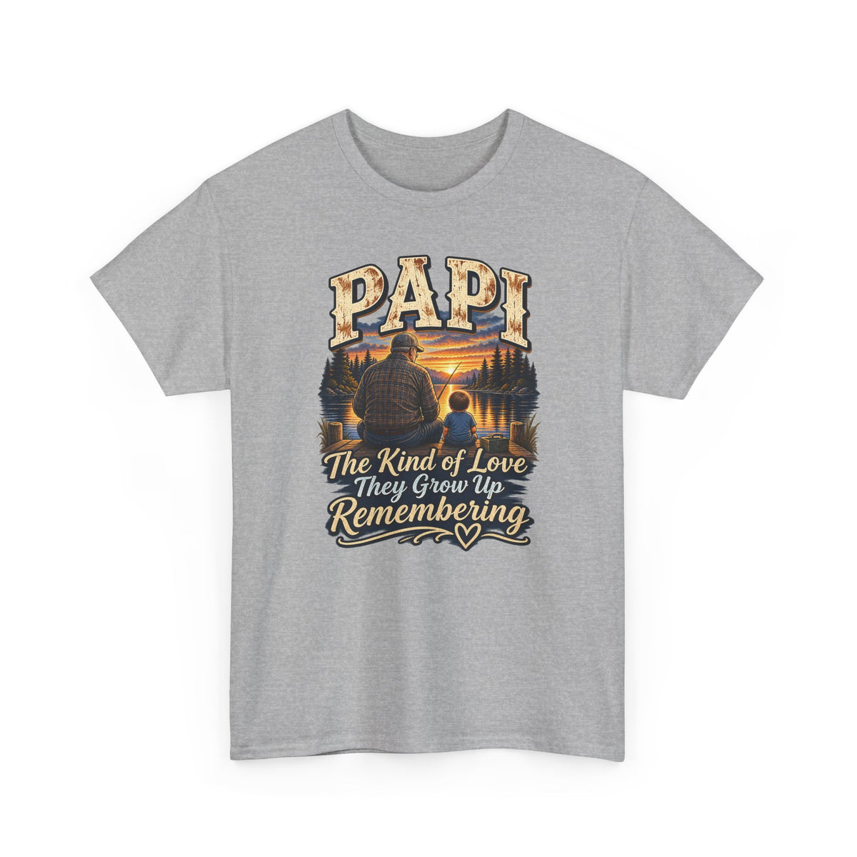 Papi The Kind of Love They Grow Up Remembering Tee 🤎 | Meaningful Papi Shirt