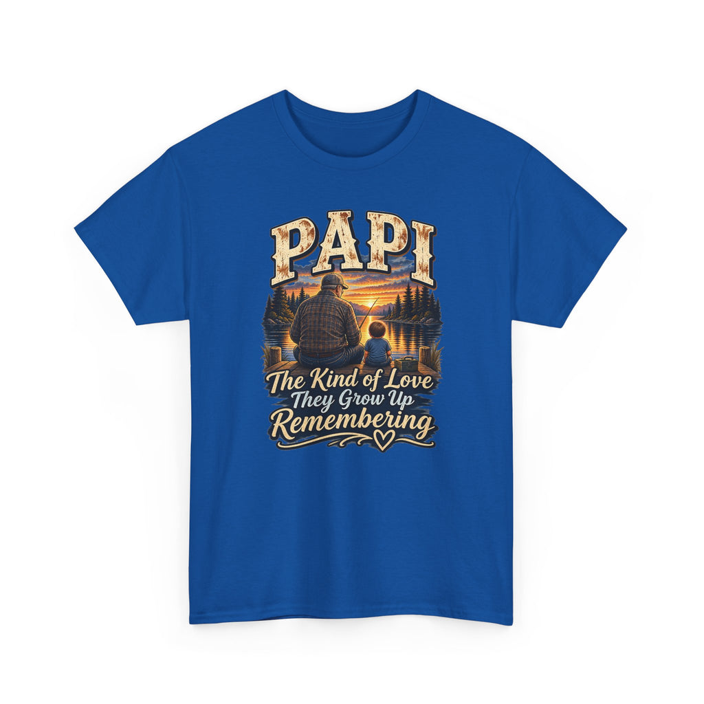 Papi The Kind of Love They Grow Up Remembering Tee 🤎 | Meaningful Papi Shirt