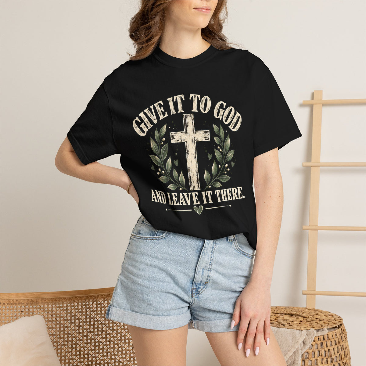 Give It to God & Leave It There Comfort Colors Faith T-Shirt
