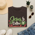Jesus, Coffee & Homeschool T-Shirt | Christian Homeschool Mom Tee