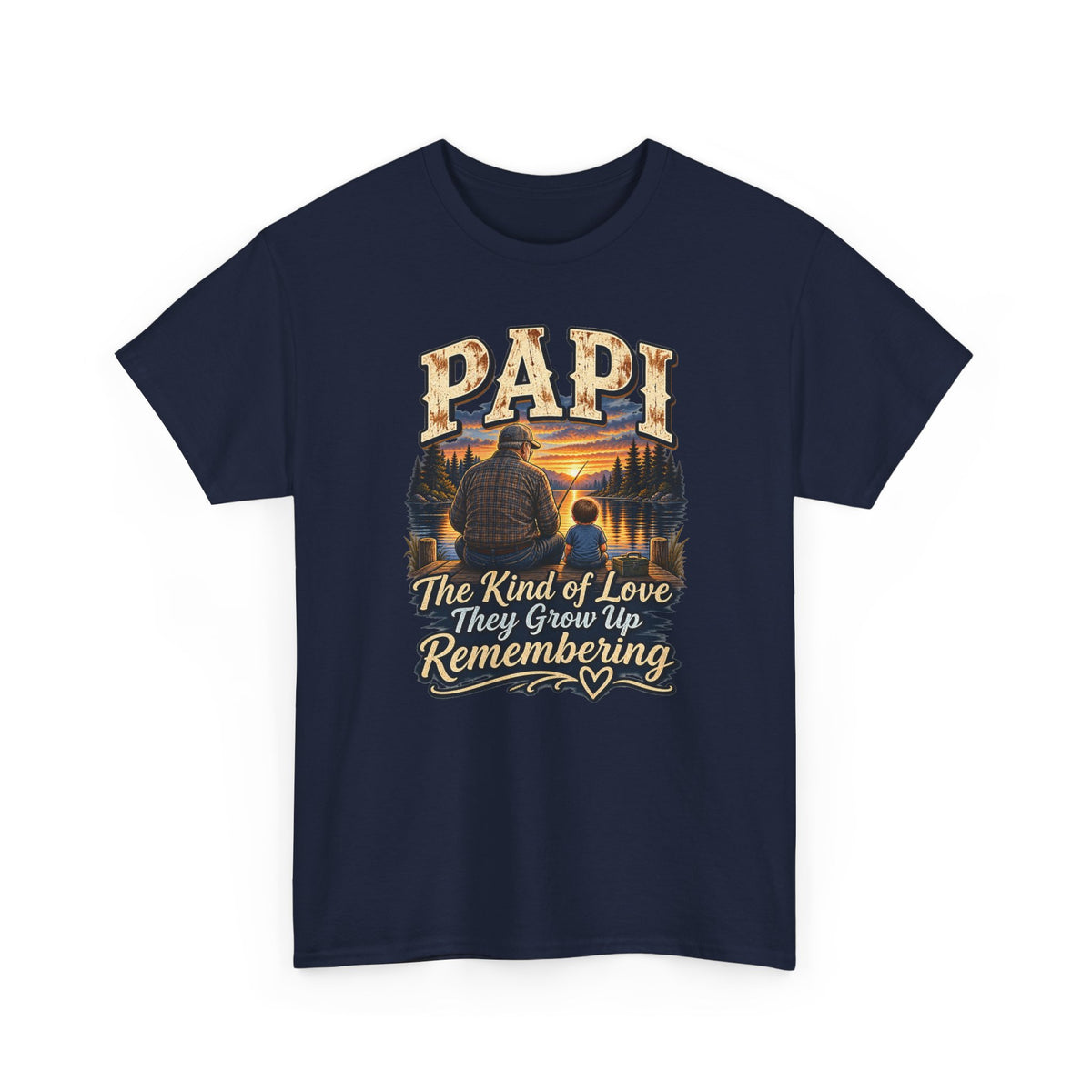 Papi The Kind of Love They Grow Up Remembering Tee 🤎 | Meaningful Papi Shirt