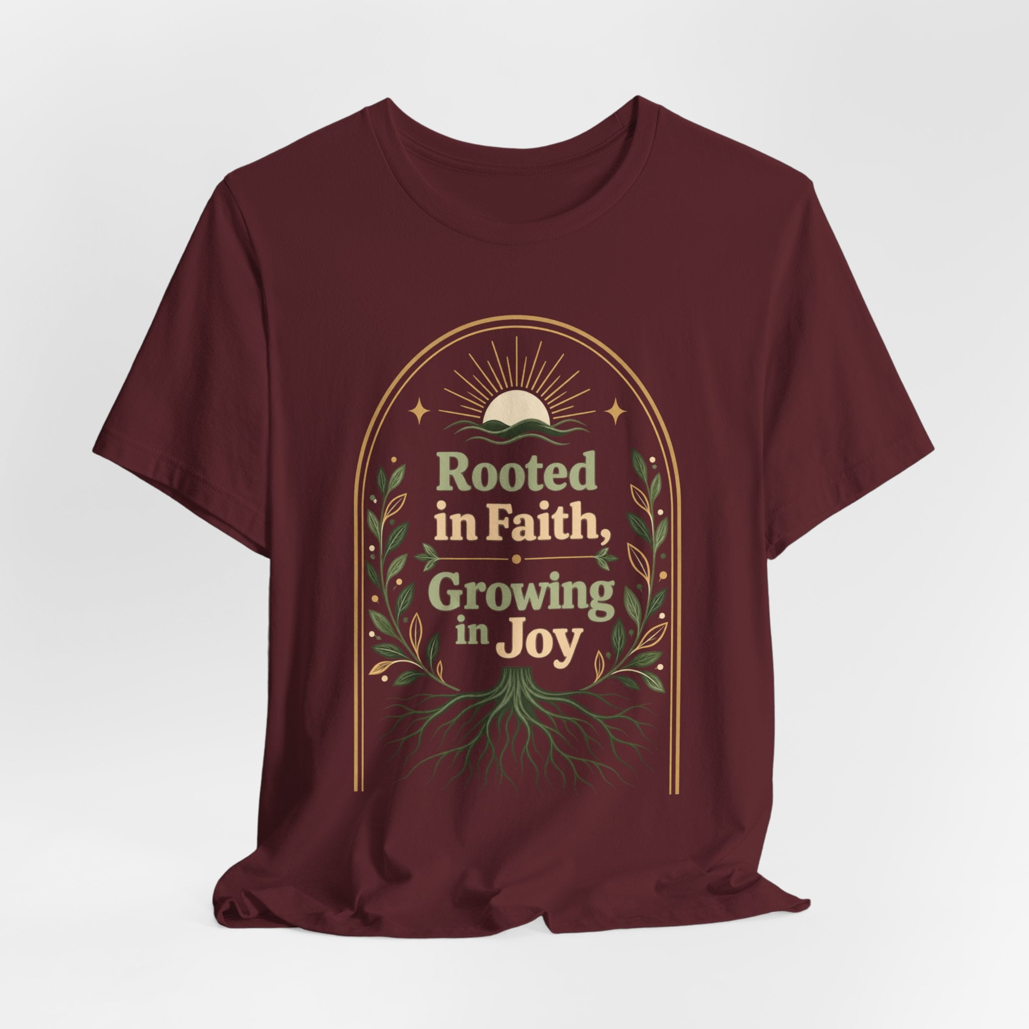 Women's "Rooted in Faith, Growing in Joy" Tee