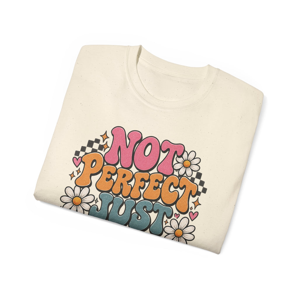 “Not Perfect, Just Forgiven” Retro Christian Tee