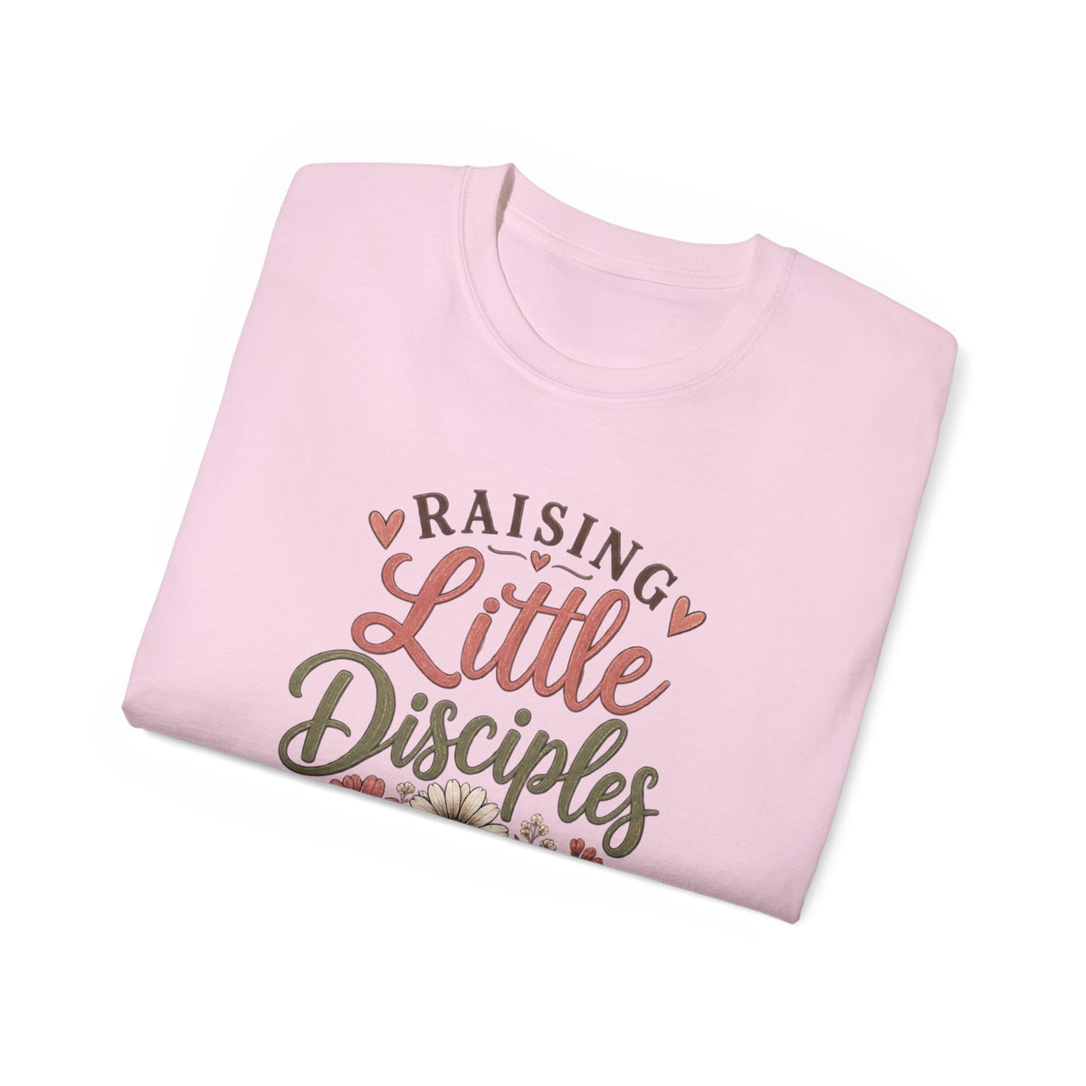 Women's ✝️ "Raising Little Disciples" Christian Mom Tee